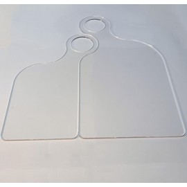 Full Nesting Acrylic Charcuterie Template,Woodworking Router Template,Serving Board Acrylic Router Template Set (Style1)