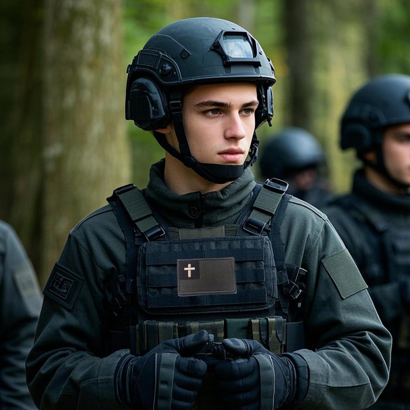 3 Pcs Christian Cross Patch Reliable Christian Flag Patch with