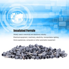 Wire Ferrule Connectors Kit, 1000Pcs Insulated Ferrule Connectors Electrical Pin Crimp Terminals 12 AWG Cord End Connectors Kit (E4009)