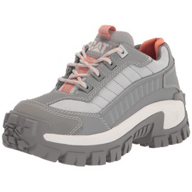 CAT Footwear Women's Invader Steel Toe Work Shoe, Wild Dove/Glacier Grey, 8.5