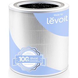 LEVOIT Core 400S-P Replacement Filter, Genuine Core 400S-RF Air Purifier Filters, Supports HEPA Sleep Mode, High-Efficiency Activated Carbon for Removal of Smoke, Odor, Allergens, Pollen, 1 Pack