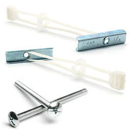 KapToggle 3/16 Hollow Wall Anchor + Toggle Bolts #10-24 Thread - 24 Pieces