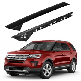 HYR A-Pillar Windshield Trim Molding Set Fit for Ford Explorer 2011-2019, Driver Front Left Side, Outer & Inner, 926-450 BB5Z7803137AA BB5Z7803137BA BB5Z-7803145AA