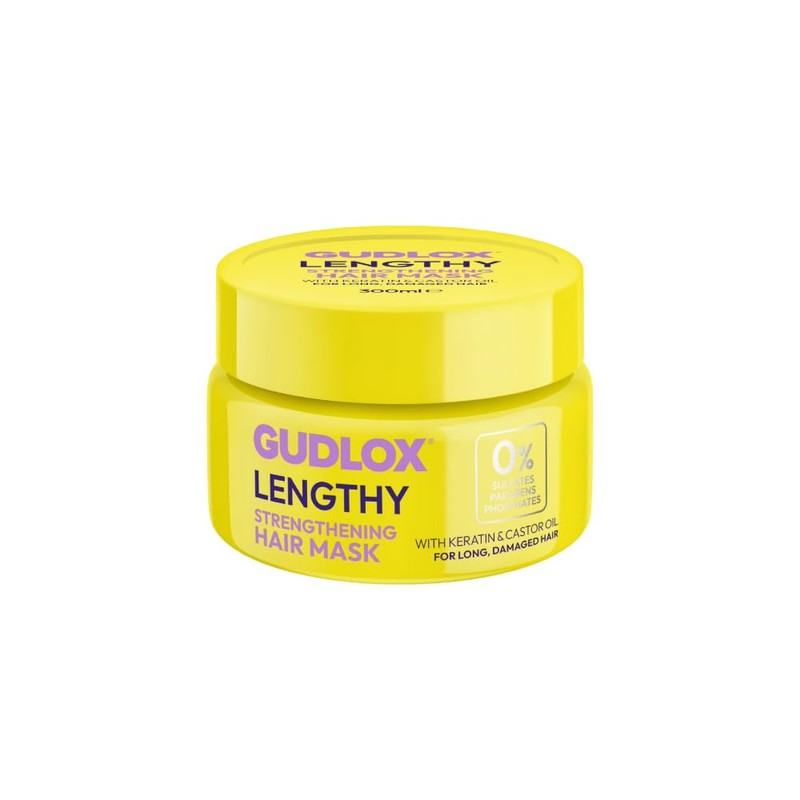 Gudlox Lengthy Strengthening Hair Mask With Keratin & Castor Oil