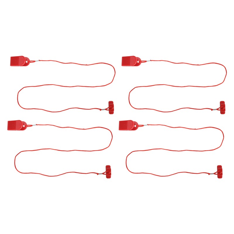 4pcs Magnetized Treadmill Safety Switch Emergency Universal Accessory Treadmill Magnetic