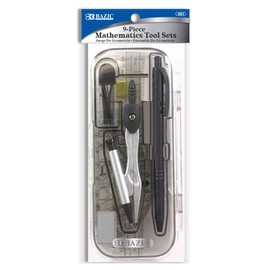 BAZIC 9 Pcs. Math Tool Sets, 24-Pack