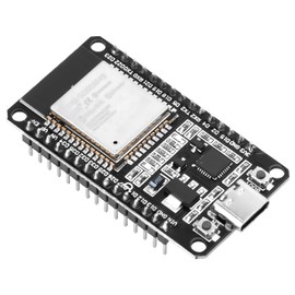 ESP32 USB C with CP2102 Chip ESP32 NodeMCU 2.4 GHz WiFi + Bluetooth Microcontroller, Development Board ESP-WROOM-32, Pack of 3