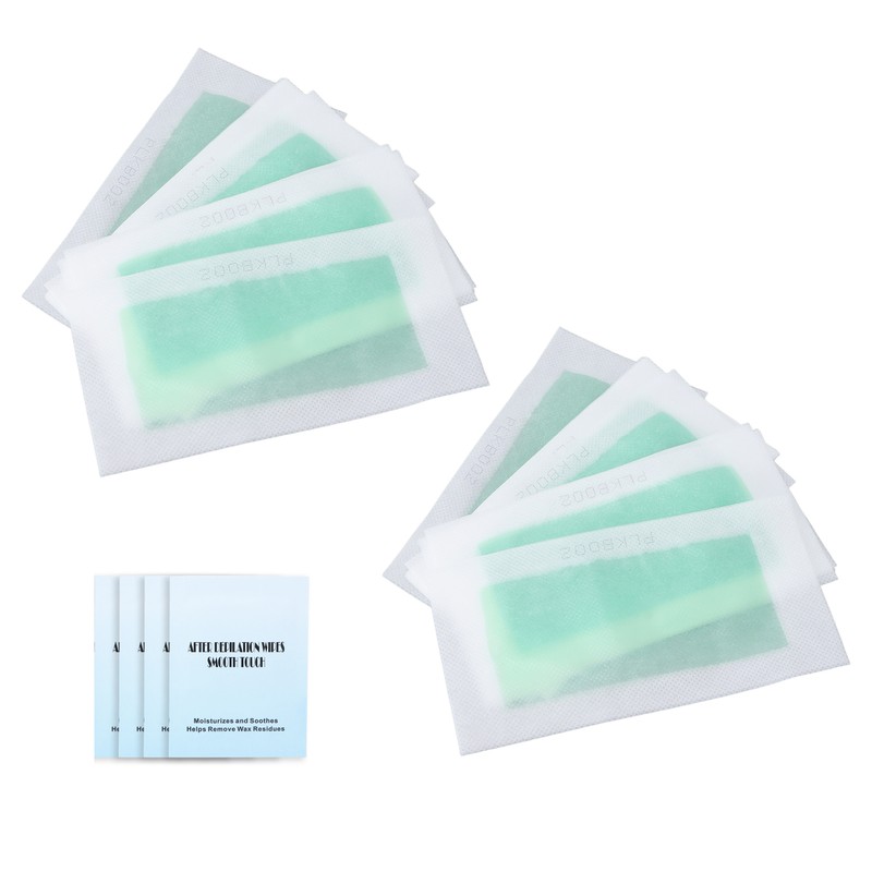 40pcs Wax Strips Kit Double Sides Fast Hair Remover Strips