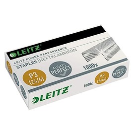Leitz 55700000 Stapler 24/6 mm – 10,000 Pieces, Galvanised 24/6mm
