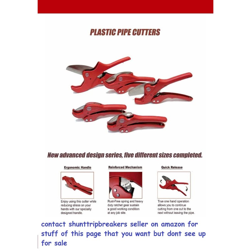 MCC Tools - Ratcheting PVC CPVC Pipe Cutter - 1¼''(up