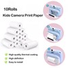 10 Roll Thermal Paper for Kids Instant Printer Camera, Portable