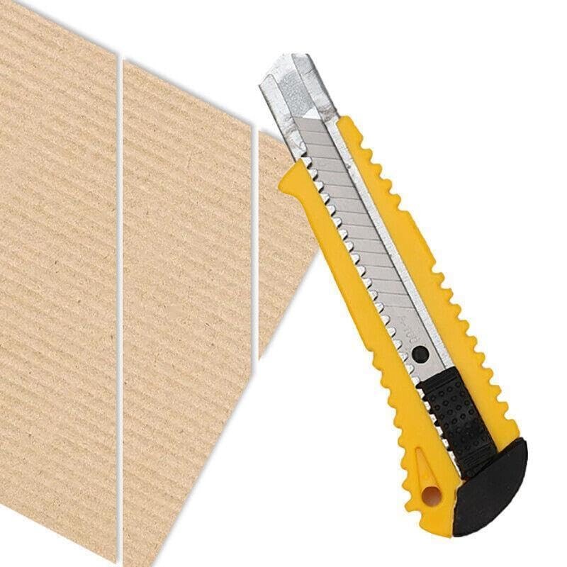 Heavy Duty Box Cutter Pack Snap Off Retractable Blade Long