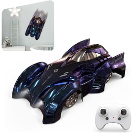 OBEST Remote Control Car Wall Climbing Vehicle, 360° Rotation Wall Climbing Car, Electric Zero Zero Gravity Drift RC Car with Cool Lights, Gift Kids Toys for Boys and Girls