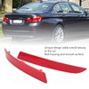 1 Pair Rear Bumper Reflector 63147318556 Red Housing Strong Retroreflection