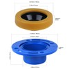 Toilet Flange with Wax Ring for Toilets Replacement Kit, Include