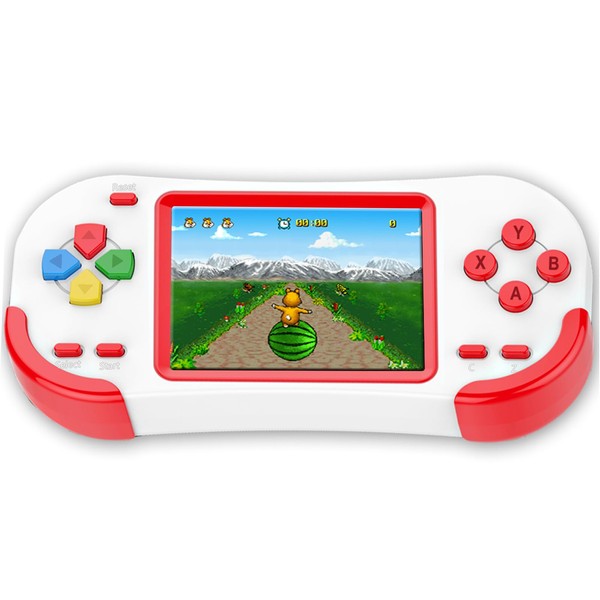 Douddy Retro Handheld Game Console for Kids 4-12 with Build