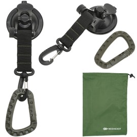 Nesect Suction Hook, Strong Suction Cup Hook, Diameter 2.6 inches (6.5 cm), Set of 2