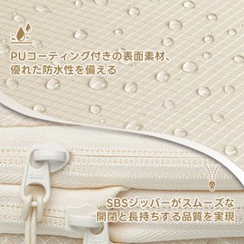 Samfolk Travel Compression Bag, Travel Pouch, Travel Compression Bag, Set of 5, Compression Pouch, Packing Pouch, Clothes Sorting, Travel, Business Trip, Convenient Goods, Large Capacity, Waterproof