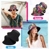 Halinuia 2 Pieces Retro 90s Fishing Hats Hip Hop Bucket