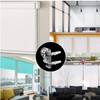 Gocelyn Curtain Clear P Clip Hooks with Screws, Roller Shade