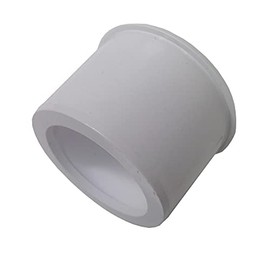Solvent Weld White 50mm (56mm) x 40mm (43mm) Waste Pipe Fitting Reducer