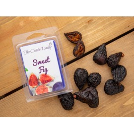 The Candle Daddy Sweet Fig Scented Melt- Maximum Scent Wax Cubes/Melts- 1 Pack -2 Ounces- 6 Cubes. Fruity Sweet Wax Tart with hints of White Grape, Vanilla, Clove and Cinnamon. Great Gift