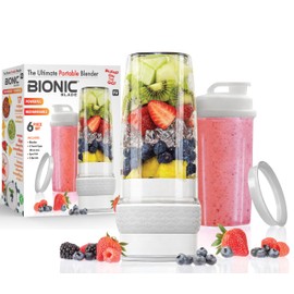 Bionic Blade Personal Blender 26.5 oz, with Extra Shaker and Lid, Cordless, Air Tight, Rechargeable 18,000 RPM Portable Blender for Shakes, Smoothies, Juice and Sauces 8.6”