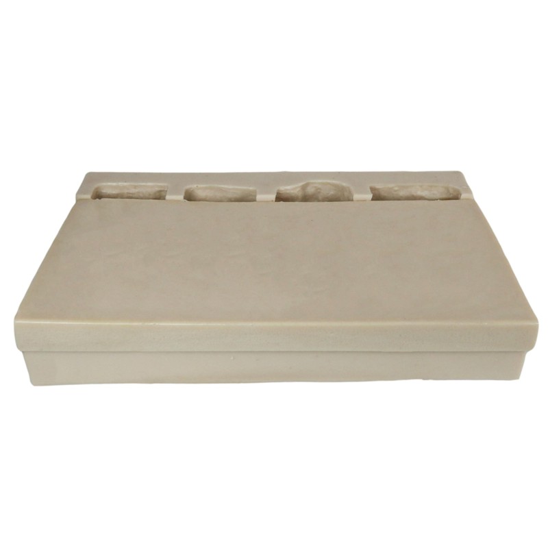 Stone Veneer Rubber Mold for Concrete, Corner Plug, 22.75" L