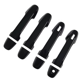 Kolya Car Door Handle Cover Compatible with 2019-2024 2025 Subaru Forester Ascent Impreza Accessories Handle Protectors for 2018-2024 Subaru Crosstrek Accessories (Glossy Black)