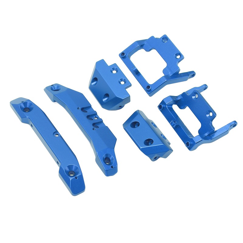 RC 1/18 Bumper Replacement Aluminum Alloy RC Front Rear Bumpers