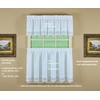 Today's Curtain, Heirloom Battenberg Eyelet Tier 36", White, 58" W