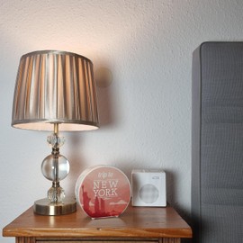 Money Box with Beautiful Motif and Text – Trip to New York in Red Money Box for the Next City Trip to New York as a Gift for People Who Like to Travel Around the World