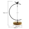 CXLE Ornament Display Stand, Iron Pothook Stand for Hanging Glass