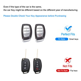 QBUC for Hyundai Elantra Key Fob Cover,Soft TPU Protector Key Holder with Keychain Compatible with 2021 2020 2019 Hyundai Elantra Ioniq Sonata Tucson Elantra GT 3/4 Button Smart Key(Green)