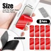 Heavy Duty Adhesive Hook and Loop Strips, 8 Sets (1.18”