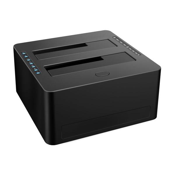 LINKEET Dual-Bay Hard Drive Docking Station for 2.5 & 3.5