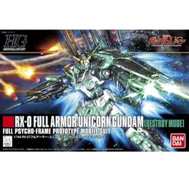 Bandai Hobby - Gundam UC - #178 Full Armor Unicorn Gundam (Destroy Mode), HGUC 1/144