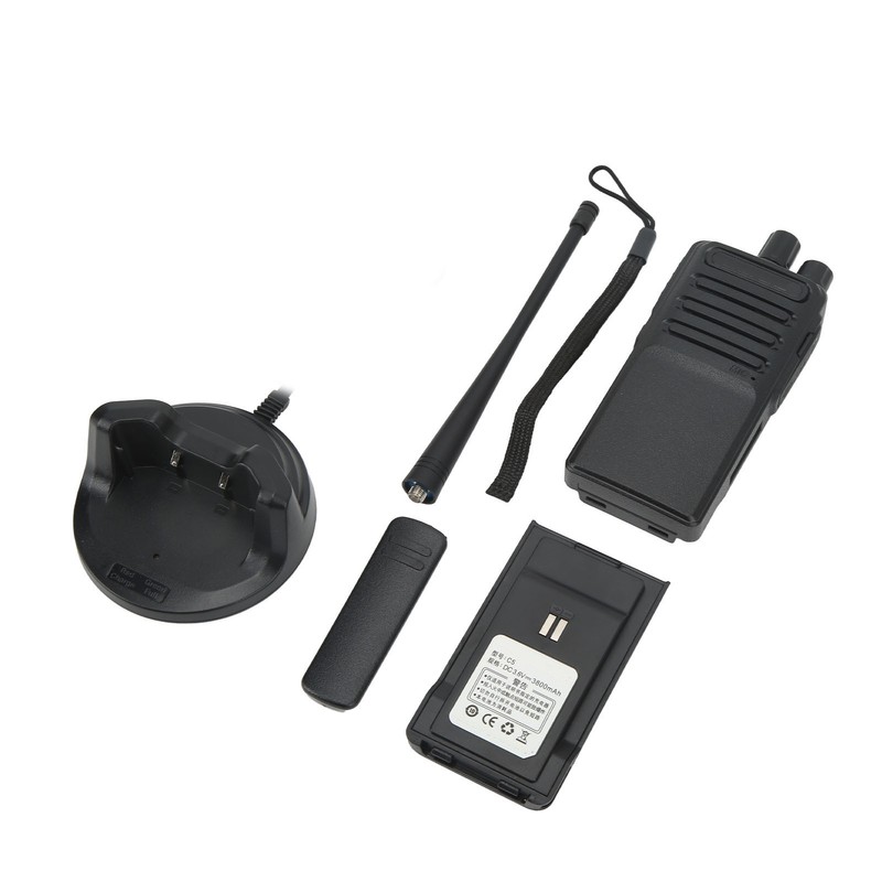 Wireless Walkie Talkies Rechargeable Handheld 2 Way Radio 5W Efficient