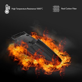 Real Carbon Fiber Rear Fender - Carbon Fiber Back Fender Mud Guard Plastic for Taparia Talaria Sting MX3/MX4 Talaria Electric Dirt Bike Talaria Sting r Bike Accessories