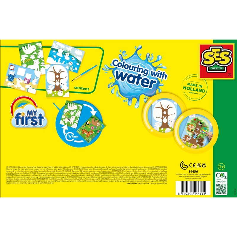 SES Creative 14456 Painting with Water Hidden Animals Colourful