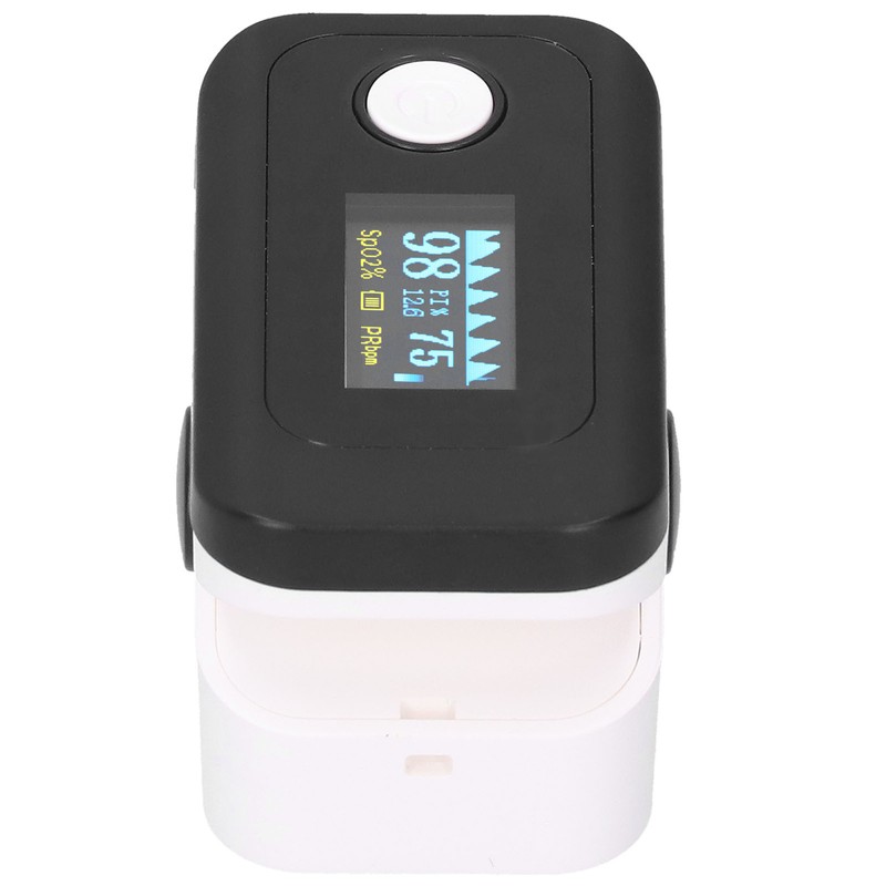 Fingertip Pulse Oximeter LED Screen Blood Oxygen Saturation Monitor with