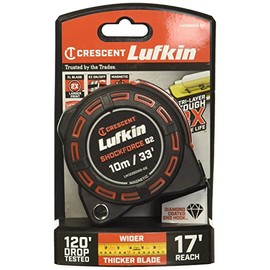 Lufkin Shockforce G2 10M/33' Magnetic Power Tape- LM1235CME-02