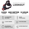 Police Security Lookout Headlamp - 1000 Lumens - Water Resistant