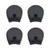 Clarinet Thumb Rest Set of 4 Black Durable Comfortable Woodwind