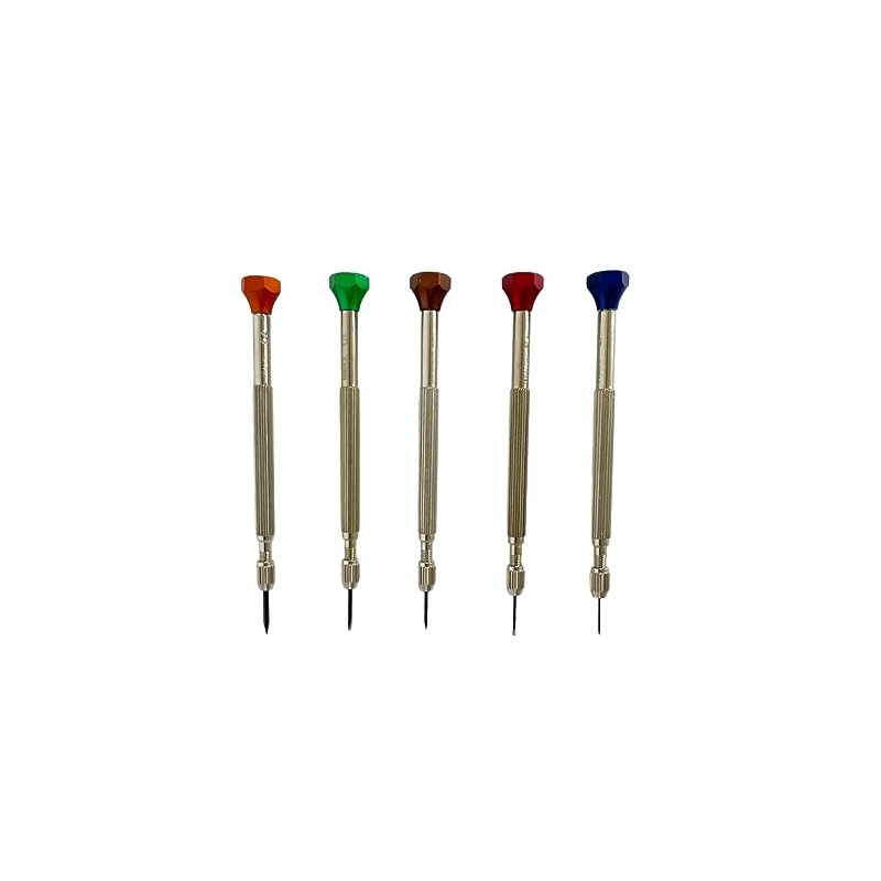 Horotec MSA 01.225 Screwdriver Set with 5 Screwdrivers for Watchmakers