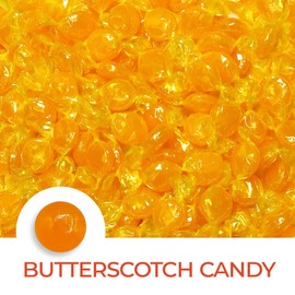 Butterscotch Hard Candy by Arcor - Individually Wrapped, 150 Count in Each Bulk Bag, Sweet Treats for Parties, Holidays & Office, Snacks for Adults & Kids - 2 lbs