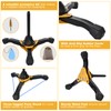 JUVAENY Clarinet Stand, Portable Flute Clarinet Stand with Flannel Bag,Clarinet