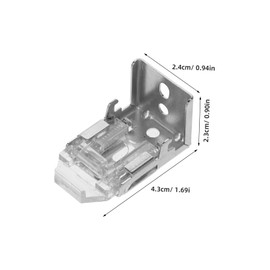 GANAZONO Mounting Brackets for Vertical Blinds Clips for Pleated Shades Headrails Versatile Blind Hardware for Stable Support Flexible Use