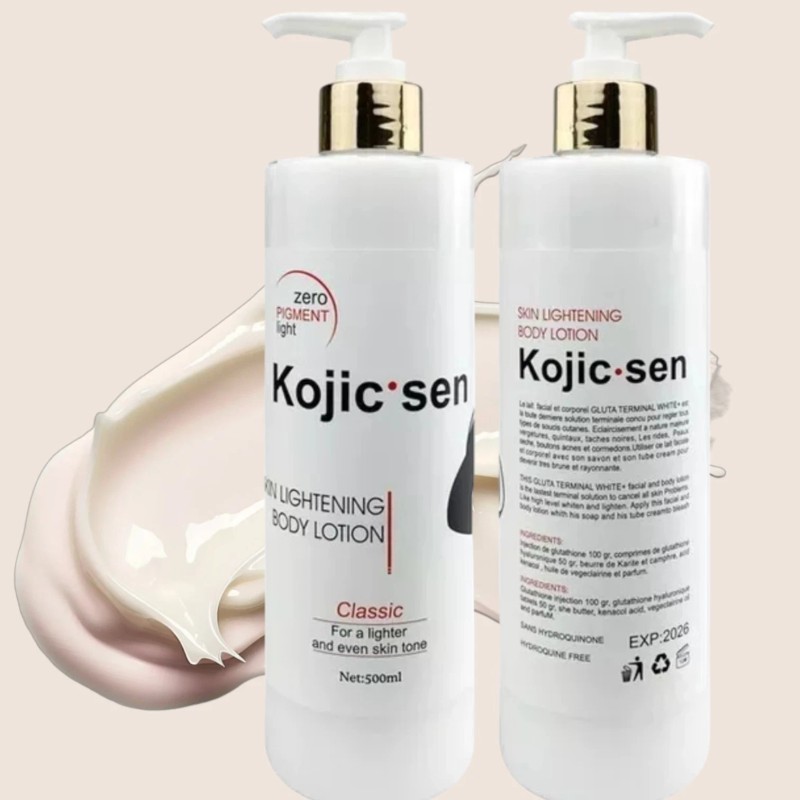 Kojic Sen Skin Lighthening Body Lotion Darkspots Brightens, 16oz [USA
