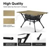 OneTigris Dipper Camping Table, Lightweight Portable Folding Table with Mesh